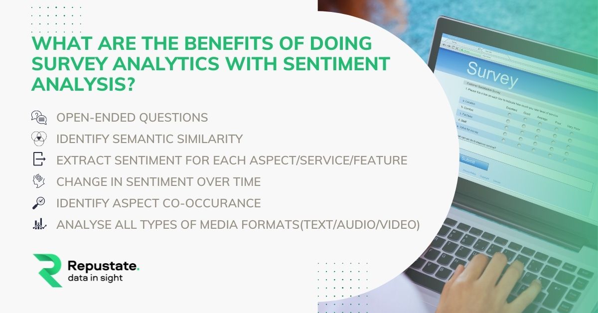 Survey analytics with sentiment analysis