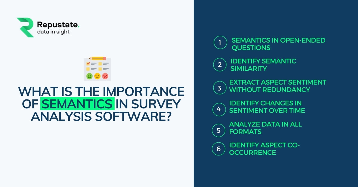 Importance of Semantics in Survey Analysis Software